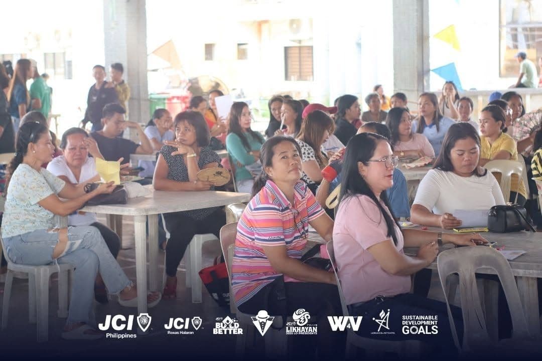 Fathers seated at tables during the AgriTatay 2025 training
